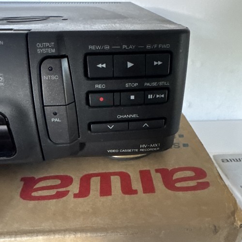 Aiwa HV-MX1 Multisystem NTSC/PAL VCR VHS Player - For Parts Or Repair In OG Box - Picture 7 of 23