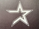 HOUSTON ASTROS VINYL DECAL STICKER