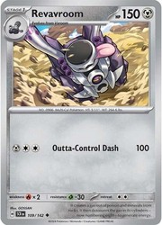 Revavroom 109/142 Stellar Crown Uncommon Pokemon Card