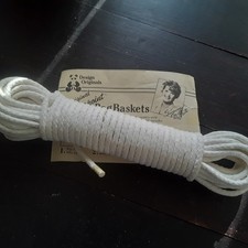 Suzanne Mcneill Rag Fabric Basket Cord Coiling ORIGINAL Vintage New Rug 1985