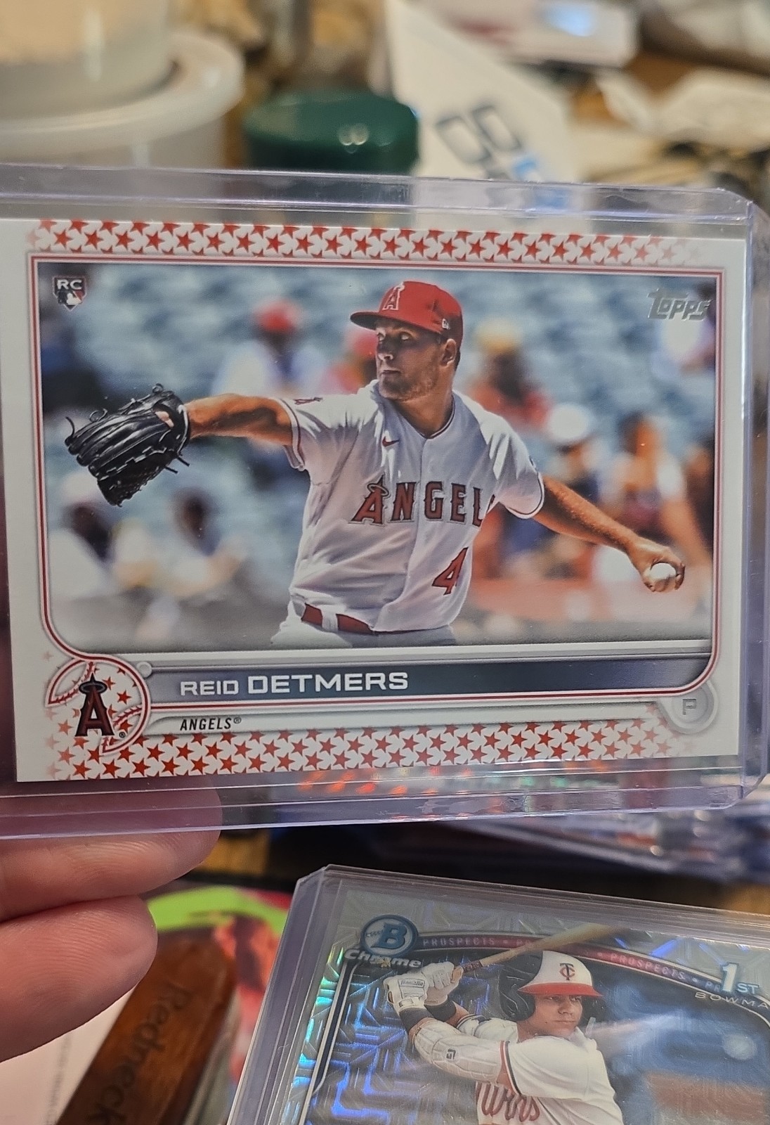 2022 Topps Series 1 - Reid Detmers #201 Independence Day /76 (RC)