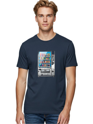 Vending-Machine-10 Mens Graphic Tee, 100% Cotton, Casual Summer Wear