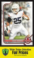 2021-22 Bowman University 1st Bowman Colby Wooden #88 Auburn Tigers Card