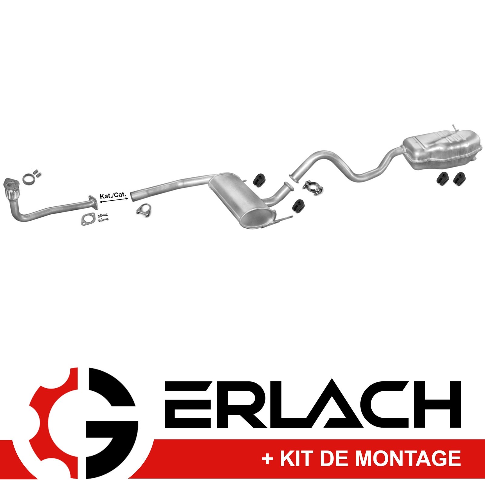 Silencieux échappement Renault Laguna I 1.9 DTi pour réparer le bruit au contrôle technique