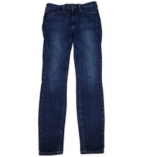 Paige Hoxton Ankle Skinny Jeans Women 27 High Rise Dark Penrose Stretch US Made