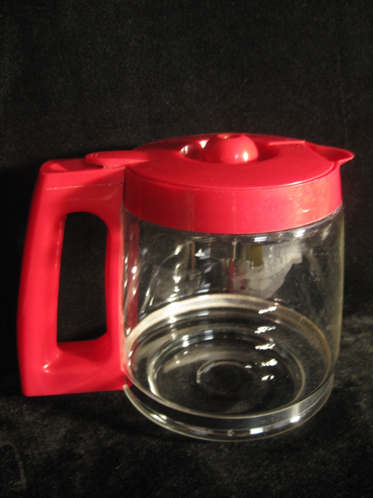 12-Cup RED GLASS CARAFE + Spare Filter Basket 43253 Hamilton Beach Coffeemaker