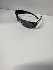 Black Skull Wraparound Sunglasses