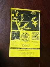 Order From Chaos 1991 Promo Sheet