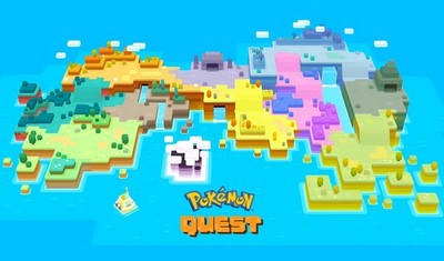 Pokemon Quest World Map Poster