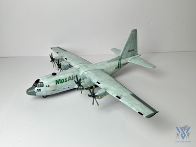 Pre-Order, 1/72 C-130J Custom Built - MasAir Logistics - Civilian Conversion Art