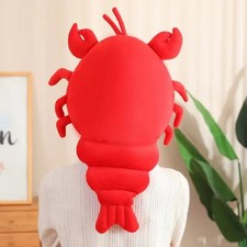 Lobster Hat Plush Toy Stuffed Animal Toddler Doll Gift for Kids