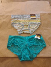 Lot of 2 Pairs of Women's Cute Panties NOBO Brand Size Large 11-13 NWT