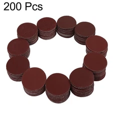 200pcs 2 Inch Hook and Loop Sanding Discs Pads 60 80 120 180 240 Grits Sandpaper