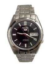 SEIKO Automatic Wristwatch Analog BLK SLV 7S26 03B0