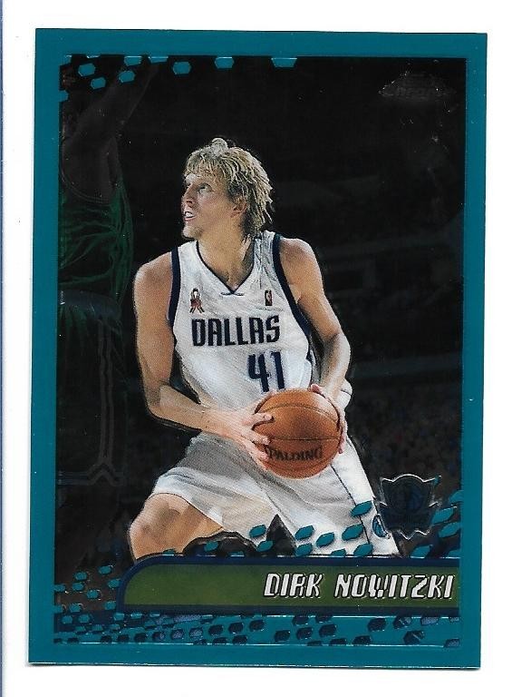 Dirk Nowitzki 2001-02  Topps Chrome #49 - Dallas Mavericks