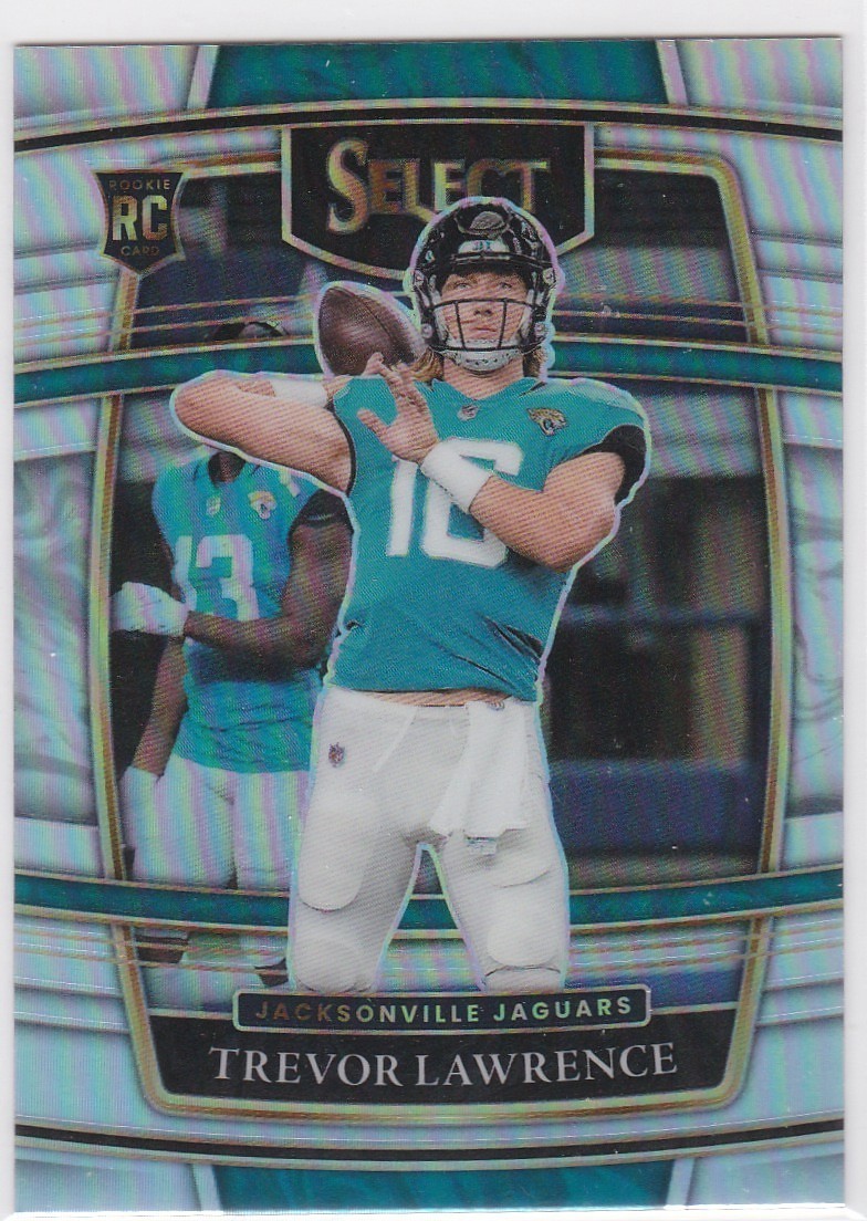 2021 Panini Select Concourse Silver Prizm #43 Trevor Lawrence Rookie Card (T129)
