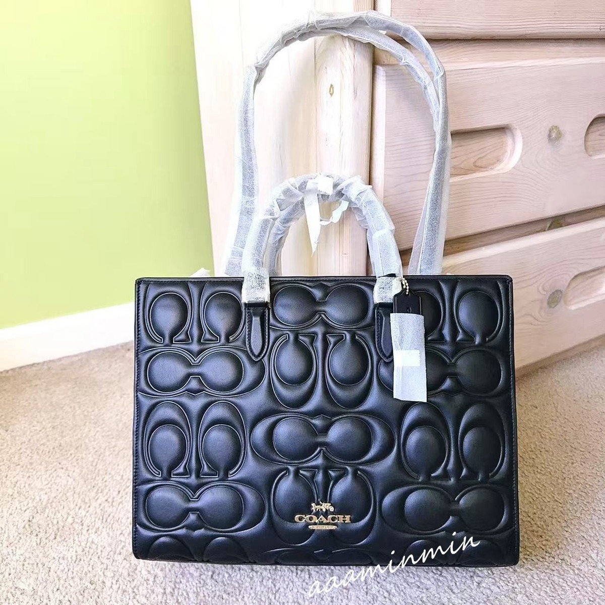NWT Coach Maggie Tote Bag In Signature Leather CY672 | eBay