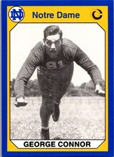 1990 Collegiate Collection Notre Dame #195 George Connor