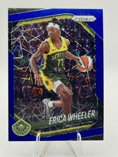 2025 Panini Prizm WNBA #125 Erica Wheeler Blue Velocity Prizms 1