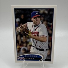 Topps mini  Chipper Jones 2012 Atlanta Braves Base Set Baseball Card #305