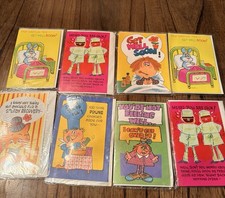 Vintage 70 s Get Well Unused Cheeky Humor Greeting Cards Lot Of 24 envelopes