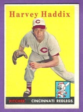 1958 Topps - #118 Harvey Haddix - Cincinnati Redlegs - Ex