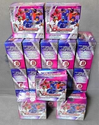 2020 Bowman baseball MEGA BOX factory sealed MOJO REFRACTORS Target exclusive