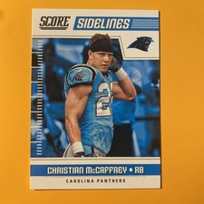 2018 Panini Score - Sidelines # 6 Christian McCaffrey Panthers 49ers      NFL