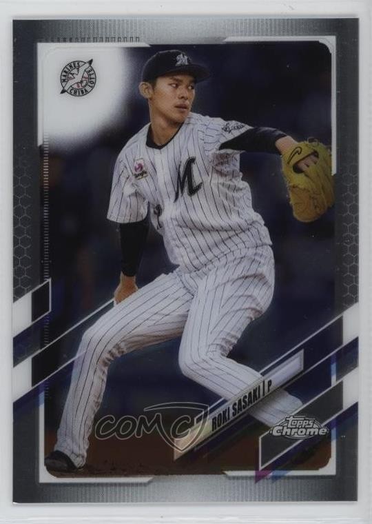 2021 Topps Chrome NPB Nippon Professional Baseball Roki Sasaki #194 16tx