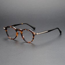 Fashion Comfort Glasses Retro Acetate Round Eyeglasses Eyewear Frames Men Women