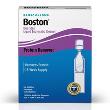 Lot de 2 distributeurs Bausch + Lomb Boston One Step Liquid Enzymatic Cleaner