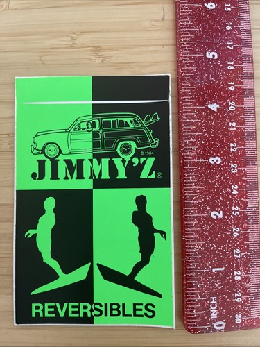 JIMMY’Z Wendegeräte Vintage OG Skateboarding Surfing Sticker/Aufkleber - Bild 2 von 4