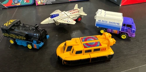 VTG 1984  MOTO-BOT PICKUP TRUCK  jet train boat Lot TRANSFORMERS ROBOT 80’s rare