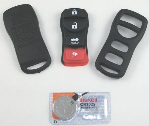 New For Nissan ASTU15 Key Fob Remote Control Case Shell With Battery 