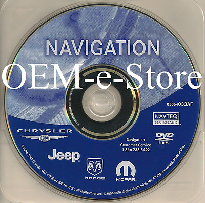 2003 2004 2005 2006 2007 Chrysler Town Country 300C 300M Navigation DVD Map AF
