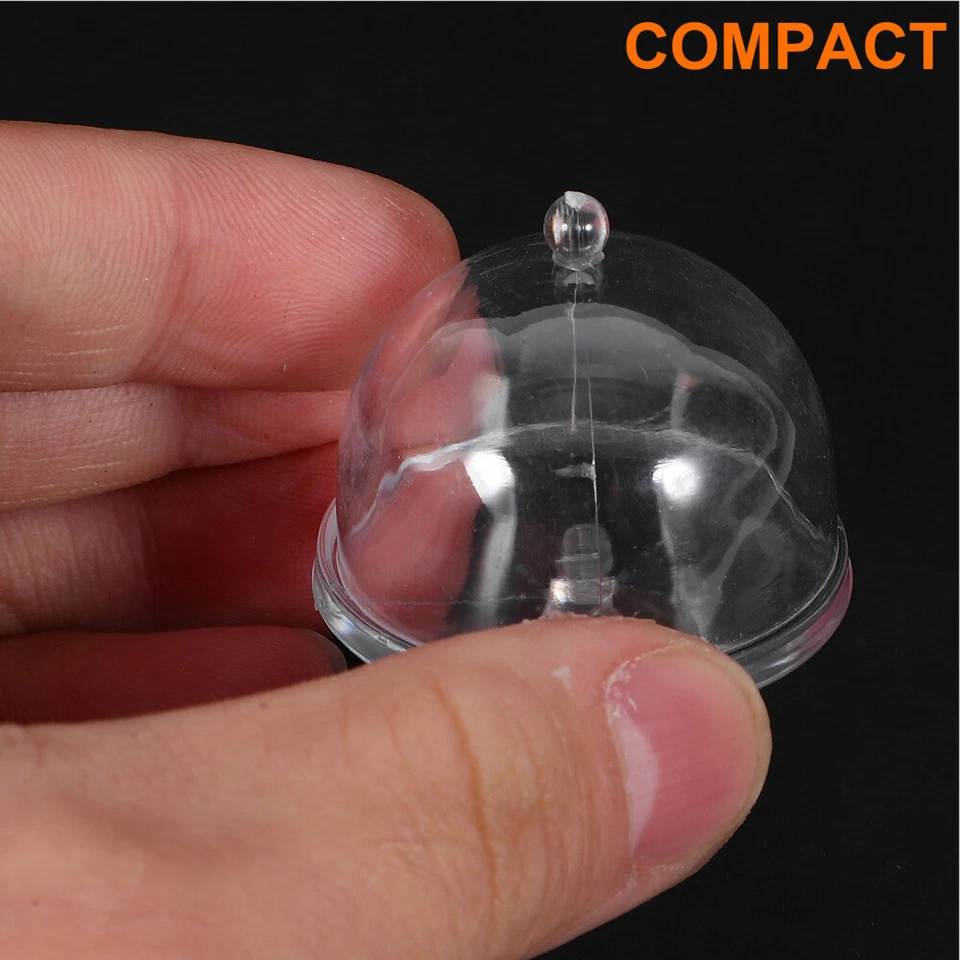 10 PIEZAS Mini Cúpulas para Pasteles Casa de Muñecas Soporte para Pasteles Adornos Accesorio en Miniatura Foto 4 de 4