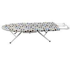 Table Top Clothes Ironing Board With Iron Stand Compact Folding Lightweight Home