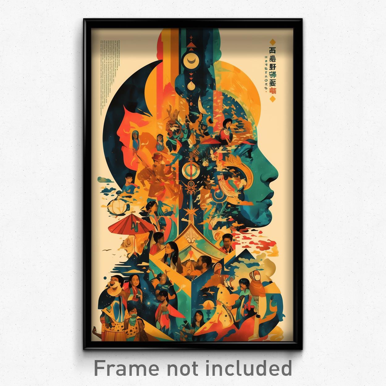 Retro Indonesian Film Poster - Infinite Barony Art Print