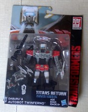 Transformers Titans Return Deluxe Daburu & Autobot Twinferno New