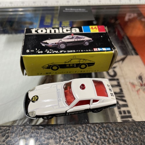 tomica Fairlady 240ZG police car japan 44 Rare Original Made In Japan With Box