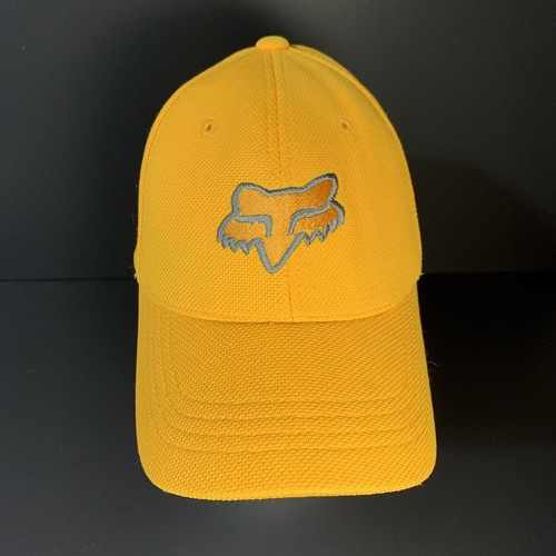 Fox Racing Hat Yellow Fitted Hat 