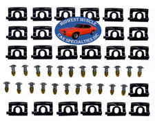 Trim Molding Clips Front Windshield Glass Reveal Set Fits 68-69 Barracuda B31