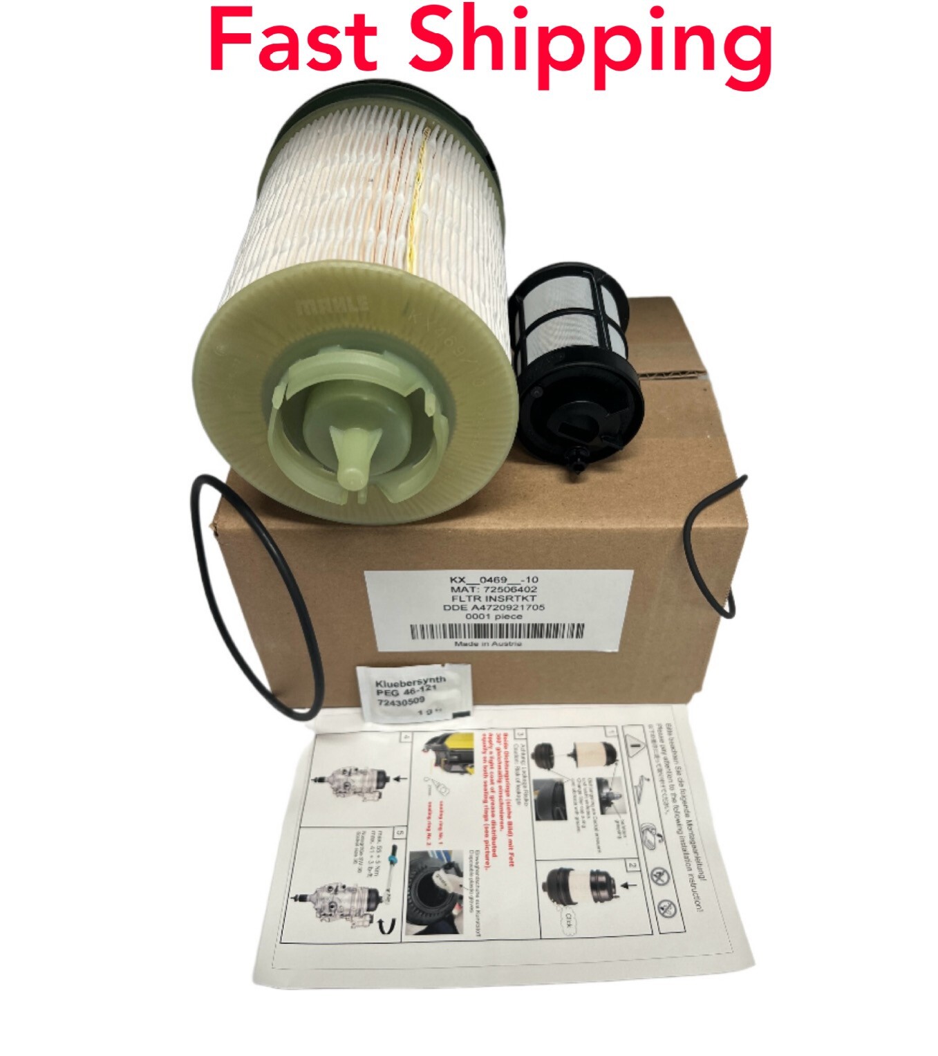 100% OEM Fuel Filter Kit Freightliner Cascadia DD15 DDE 