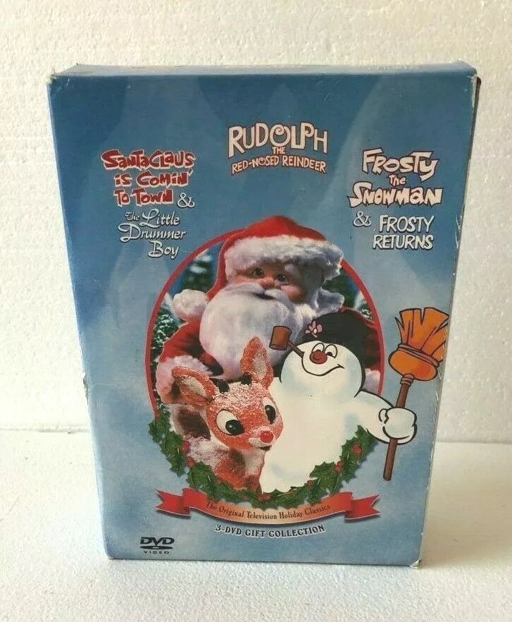 The Original TV Holiday Classics 3-DVD Gift Collection Set Rudolph Frosty Santa