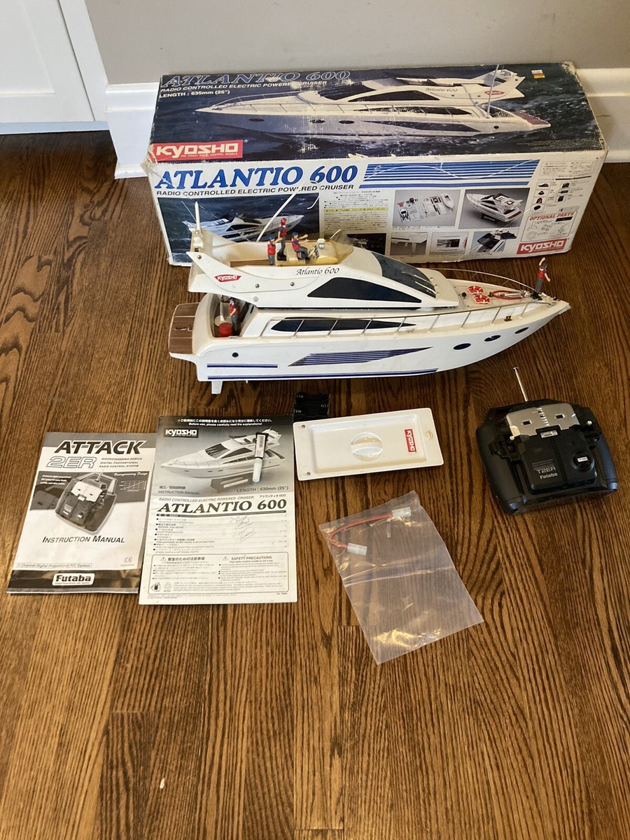 Vintage Kyosho Alantio 600 RC Boat In Box | eBay