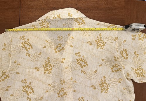 Vintage Studio One By Campus Disco Short Sleeve Button Shirt Tallman Size Large - Picture 7 of 7
