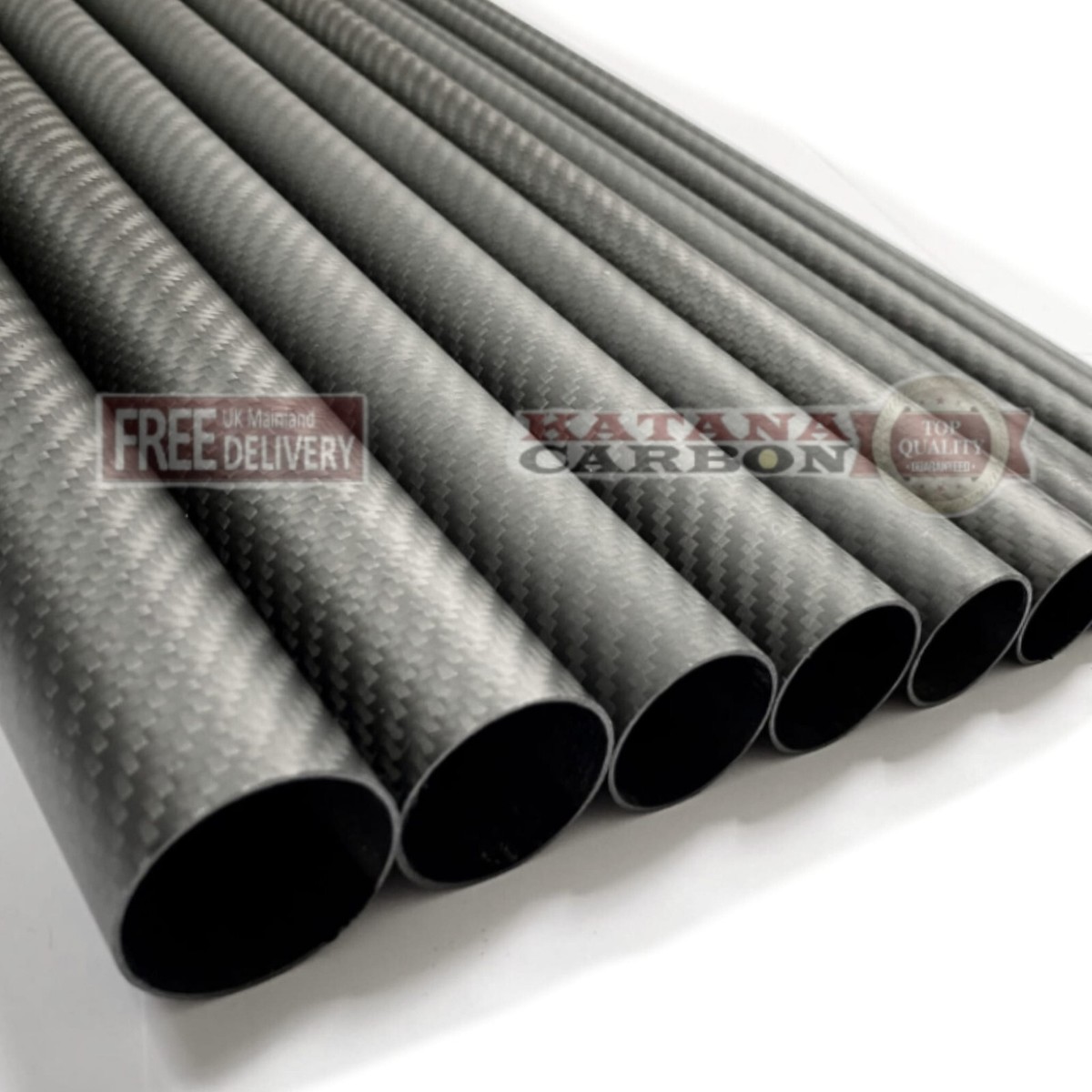 Tube Fibre De Carbone 3K 10x6x1000mm - Haute Résistance, Pour Drones, Modélisme, Impression 3D