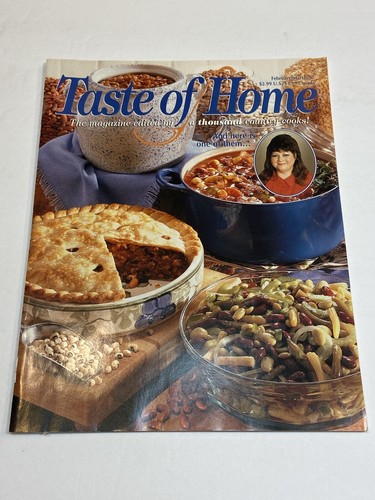 Taste of Home Magazine Feb Mar 1997 Sweet Tart Rhubarb Pie Birthday Cakes Beans
