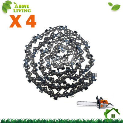 4Pcs Chainsaw Chains 76DL 325 .058 Compatible For 20'' Oregon 21LPX076G