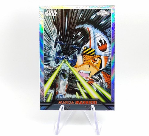 2023 Topps Chrome Star Wars Manga Madness Complete Set of 15 Refractor Inserts - Bild 18 von 24